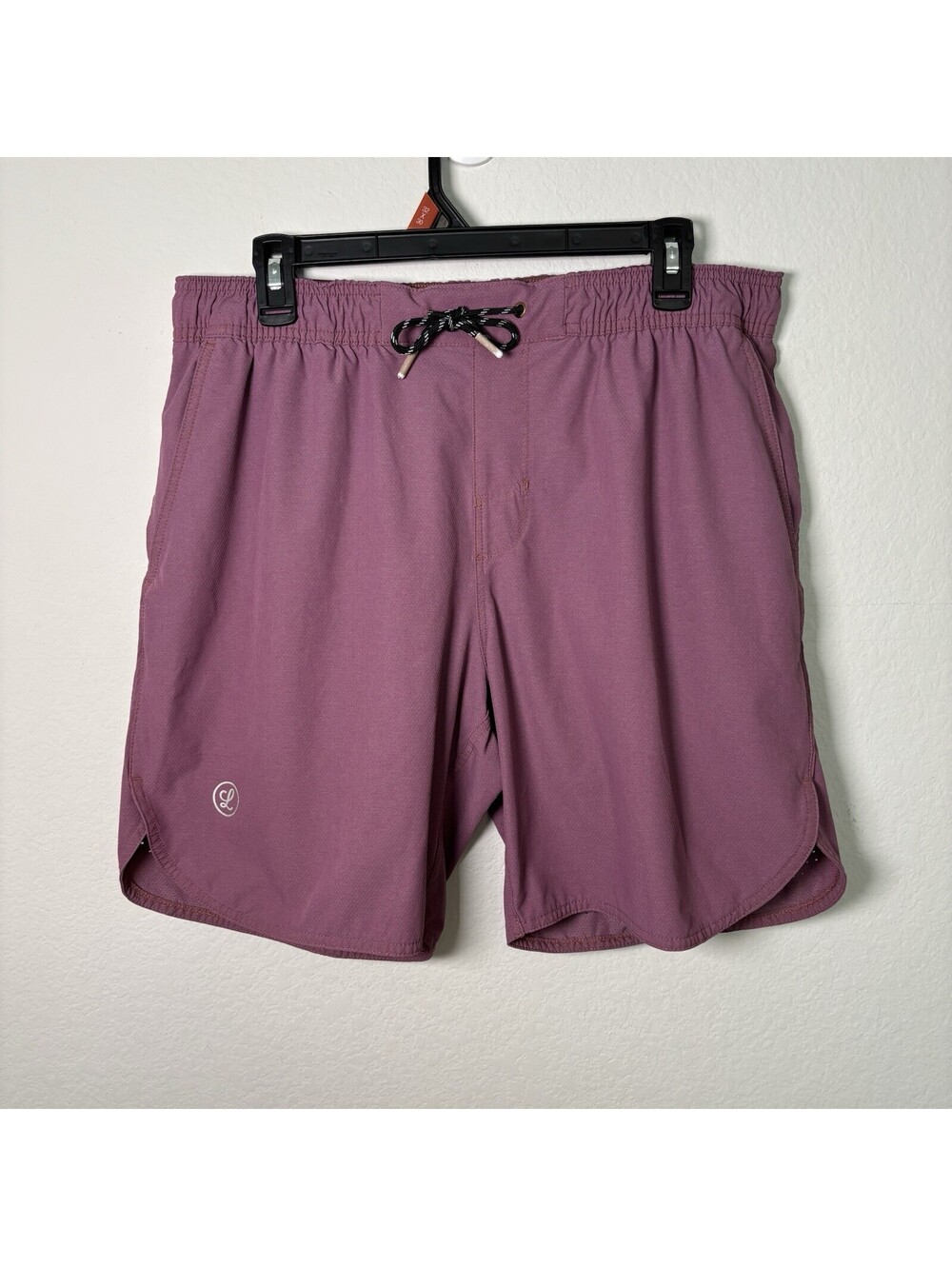 Legends Luka Shorts Mens Large Pink Purple Gym Workout Stretch Lined Running